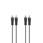 Hama 00205258 garso kabelis 3 m 2 x RCA juodas