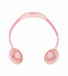 Kaklo ventiliatorius Unold Breezy Pink, 2 ventiliatoriai, 8 h, baltas