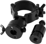 EUROLITE Clamp TPZ-1 juodas su TV kai&scaron;čiu &ndash; ap&scaron;vietimo/truso spaustuvas įrangai