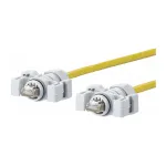 METZ CONNECT 141N113K13K10 tinklo kabelis 1 m Cat6 S/FTP (S-STP) geltonas