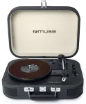 Muse MT-201 DG Black &ndash; universalus patefono stereo komplektas su Bluetooth