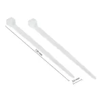 Good Connections KAB-15T36 - Kabelbinder mit paralleler Einf&uuml;hrung - Nylon - Transparent - 3,5 cm - V2 - -40 - 85 &deg;C