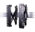 B-TECH Montavimo bėgiai -50kg VESA 400 / skirti BT8390 / 2 vnt. / reguliuojami (BT8390-VESA400MAP/B V2)
