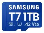 Samsung T7 microSD kortelė, 1 TB, MicroSDXC, UHS-I, 170 MB/s, 3 klasė (U3), V30