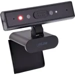 InLine 55365 5MP internetinė kamera su USB-C, automatiniu fokusavimu, Windows Hello ir privatumo užsklende