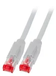 EFB Elektronik K8051.7,5 RJ45 komutacinis kabelis, Cat.6A S/FTP, 7,5 m, pilkas