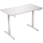 ENDORFY Atlas S Electric Onyx White reguliuojamo auk&scaron;čio stalas 120x60 cm