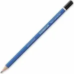 STAEDTLER Mars Lumograph Graphite Pencil 2B - 2 mm Lead - 8 mm Barrel - Hexagonal - Blue