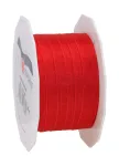C.E. Pattberg Four Seasons dovana juosta Silk Matte Red 10 mm x 25 m