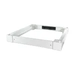 EFB Elektronik Universal Plinth 600x600mm H=100mm RAL7035 Light Grey Steel