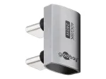 USB-C lizdo keitiklis Goobay 74446 sidabrinis, nikeliuoti/auksuoti kontaktai