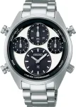 SEIKO SFJ001P1 Vyri&scaron;kas saulės energijos chronografinis laikrodis 42 mm nerūdijantis plienas