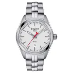 TISSOT T-Classic PR 100 moteri&scaron;kas laikrodis 33 mm, nerūdijantis plienas, sidabrinis ciferblatas