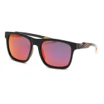 Philipp Plein Sport SSP010-56Z42P Vyri&scaron;ki stačiakampiai akiniai nuo saulės &ndash; juodas rėmelis, pilki poliarizuoti lę&scaron;iai 56/19/135 mm