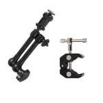 HURTEL Clamp Mount for Camera, Camcorder, Microphone