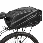 Wozinsky Bicycle Rack Bag su Ilgu Diržu - Juoda