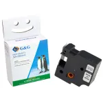 G&G Label Tape 12mm x 7m White on Black Compatible with DYMO 45013