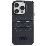 AUDI IML MagSafe Case, skirta iPhone 14 Pro 6.1, juoda, kietas apvalkalas AU-IMLMIP14P-A6/D3-BK