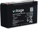 VOLTAGE AGM akumuliatorius 6V 12Ah VE6-12 (6-9 metų tarnavimo laikas)