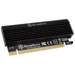SilverStone SST-ECM23 adapteris i&scaron; PCIe x4 į M.2 su au&scaron;inimo elementu
