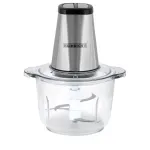 Elektrinis smulkintuvas HEINRICH'S HMZ 8850, 500 W, 2 L dubuo, 4 peiliai, technopolimeras, sidabrinis