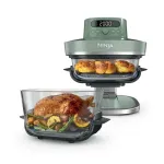 Ninja AS090EUGN 5-in-1 XL stiklinė oro gruzdintuvė Crispi Pro, 5.7 l, 2050 W, samanų žalia