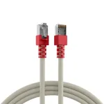EFB ECOLAN Cat.5e SF/UTP Kryžminis pataisos kabelis, RJ45, CCA, PVC, Pilka, 0.5m