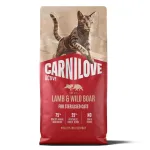 Carnilove Active Cat Lamb & Wild Boar Sterilised sausas kačių ėdalas, 2 kg
