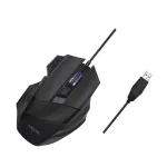 LogiLink ID0202 ergonominė vertikali optinė pelė, 7 mygtukai, USB laidinė, de&scaron;inei rankai, juoda
