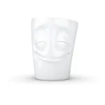 FIFTYEIGHT PRODUCTS T018301 Amused baltas puodelis su rankena 350 ml
