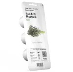 Click & Grow Smart Garden papildymas Red Frill Mustard, 3 augalų kapsulės (SGR77X3)
