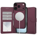 TECH-PROTECT MagSafe piniginė, skirta iPhone 17 Pro Max / 18 Pro Max &ndash; Mulberry, RFID apsauga, talpina 3 korteles