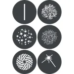 Godox GP GS3 Gobų rinkinys, skirtas projekciniams priedams (6 ra&scaron;tai, 66 mm)