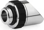 Alphacool Apex Grip 45&deg; pasukamas adapteris G1/4 i&scaron;orinis į vidinį - chromuotas 14890