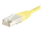 EXERTIS CONNECT Cat.6 F/UTP komutacinis kabelis, 7 m, geltonas, plonu apsauginiu užraktu 245570