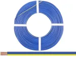 Donau Elektronik 318-223-50 3 gyslų suvyta viela 0,14 mm&sup2; mėlyna/mėlyna/geltona, 50 m ritė