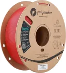 Polymaker HT-PLA-GF 1,75 mm Power Tool Red 1 kg &ndash; auk&scaron;tos temperatūros stiklo pluo&scaron;tu armuotas PLA kaitinimo siūlas