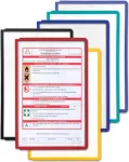 DURABLE SHERPA&reg; PANEL A4 informacinis skydelis, 5 vnt. rinkinys, juodas 560609