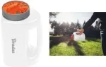 Bradas rankinis mini sėjamoji WHITE LINE, 2 litrų, balta/antracito, plastikinė, ergonomi&scaron;ka rankena, 1 vnt. (WL-SE101)