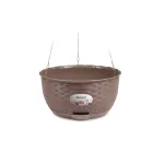 STEFANPLAST Natural pakabinama gėlių vazonas &Oslash;30x14.5cm rudos spalvos