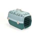 STEFANPLAST Transport Cage Horizon 1 su metalinėmis durelėmis 48x32x30 cm &scaron;viesiai žalia/žalia