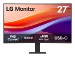LG 27U421A-B monitor 68.6 cm (27 coliai) 1920 x 1080 pikselių Full HD LED juodas