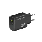 Esperanza EZC105K sieninis įkroviklis 20W Juodas