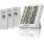 Bresser Temeo Hygro Quadro White (7000020GYE000) &ndash; belaidis termohigrometras