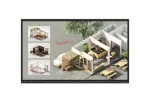 LG CreateBoard Standard interaktyvi lenta 2.18 m (86 col.) 3840 x 2160 pikselių Liečiamas ekranas Juoda