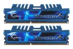 G.Skill 16GB Ripjaws X Dual Channel atminties rinkinys - Mėlyna (2x 8GB, DDR3 1600MHz, 1,5V, F3-1600C9D-16GXM, XMP paruo&scaron;tas)