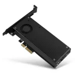 Axagon PCEM2-DC PCIe x4 adapteris M.2 NVMe M-key ir SATA B-key lizdams su au&scaron;intuvu, SP ir LP