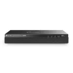 TP-Link VIGI NVR2016H-16P tinklo vaizdo registratorius juodas
