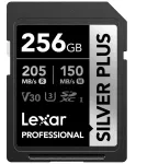 Lexar 256GB SDXC UHS-I Silver Plus atminties kortelė