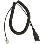 Laidas Jabra LINK Siemens Openstage jungtis QD į RJ-45, 0,5 m (susuktas 2 m), juodas